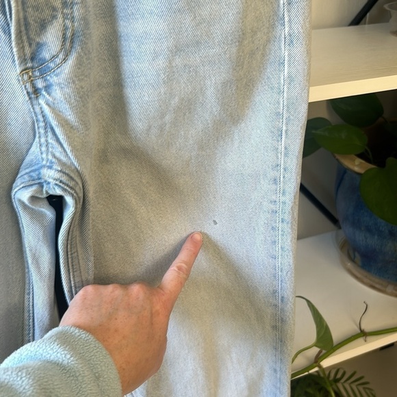 Boyish The Billy High Rise Skinny Jeans Light Wash Sunrise Rigid Denim Size 26 - Picture 4 of 16